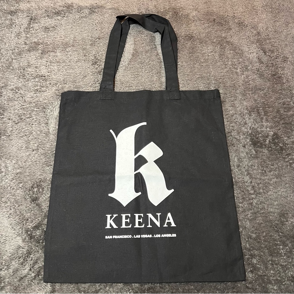 New! “K” Keena shopping tote bag